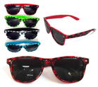 SMILE FACE PRINT FRAME SUNGLASSES