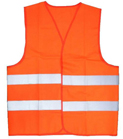ORANGE REFLECTION SAFETY VESTS -* CLOSEOUT ONLY 2.50 EA