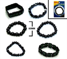 CARDED HEMATITE ASSORTED MAGNETIC BRACELET