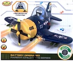 6.5'' BUMP & GO PILOT AVIATOR JET WITH LIGHTS AND SOUND