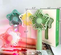 8.3'' USB CHARGING STAR LIGHT UP HAND FAN