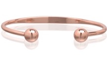 MAGNETIC CUFF w ball PURE COPPER BRACELET