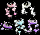 PRINCESS TIARA WITH FEATEHR TASSELS *- CLOSEOUT NOW $ 1 EA