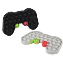 6.5'' VIDEO GAME CONTROLLER BUBBLE POPPERS SILICONE STRESS RELIEVE
