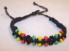 BEADED RASTA BRACELETS