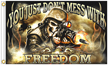 DONT MESS FREEDOM DELUXE3 X 5 BIKER FLAG