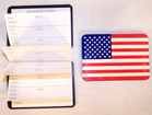 AMERICAN FLAG MAGNETIC ADDRESS BOOKS -* CLOSEOUT ONLY 25 CENTS