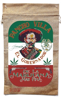 PONCHO VILLA BURLAP BAG