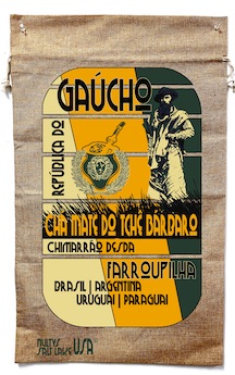GAUCHO MATE TEA BURLAP BAG