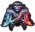 SKULL FLAME DAGGERS PATCH