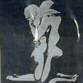 FLAMING LOVE SILK TAPESTRY BANNER *- CLOSEOUT NOW $ 1.95 EA