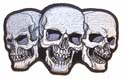 TRIPLE NEW SKULL PATCH