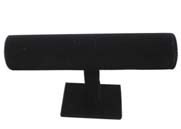 SINGLE LEVEL BLACK VELVET BRACELET DISPLAY RACK *- CLOSEOUT $ 5 E