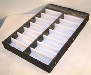 VERTICAL 16 PAIR CLEAR COVER SUNGLASS DISPLAY TRAY *- CLOSEOUT