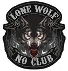 LONE WOLF CLUB JUMBO PATCH