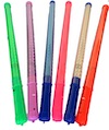 18'' CHECKERED COLORED LIGHT UP FLASHING STICKS ( sold by dozen)