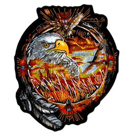 JUMBO EAGLES DREAMCATCHER PATCH