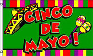 CINCO DE MAYO 3 X 5 FLAG
