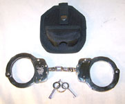 DELUXE CHROME CHAINED POLICE HANDCUFFS