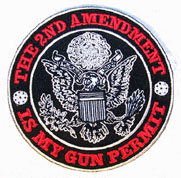 2ND AMENDMENT IS MY PERMIT PATCH