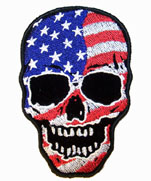 AMERICAN FLAG SKULL PATCH