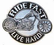 RIDE FAST - MOTORCYCLE PATCH