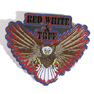 RED WHITE TRUE EAGLE HAT/ JACKET PIN