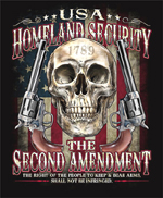 2ND AMENDMENT SECURITY  SHORT SLEEVE TEE SHIRT