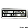 NOBODY RIDES IT HAT/ JACKET PIN