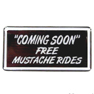 MUSTACHE RIDES HAT/ JACKET PIN