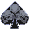 TRIPLE SKULL SPADES HAT/ JACKET PIN