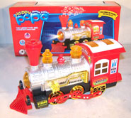 BUBBLE MAKING STEAM ENGINE TRAIN - CLOSEOUT $ 9.50 EA