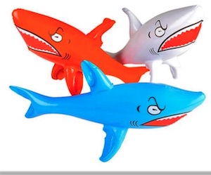 24 INCH SHARK INFLATABLE TOY