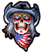 AMERICAN RODEO COWBOY CLOWN PATCH