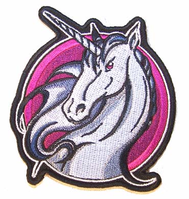 UNICORN 4 inch embroidered PATCH