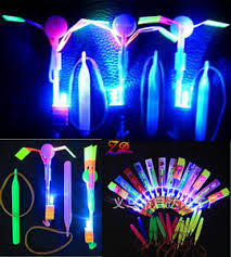 LIGHT UP SPINNING SLING SHOT UMBRELLAS - CLOSEOUT NOW 50 CENTS