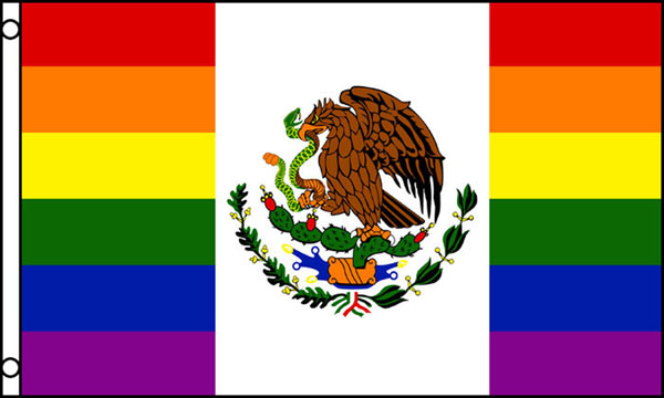 MEXICO RAINBOW 3 X 5 FLAG