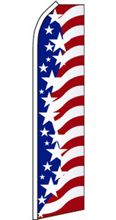 STAR SPANGLED USA SUPER SWOOPER FLAG 15 FOOT