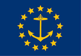 RHODE ISLAND STATE 3' X 5' FLAG