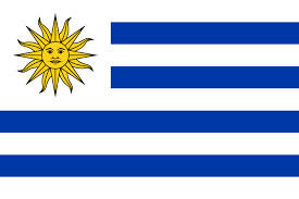 URUGUAY COUNTRY 3' X 5' FLAG - CLOSEOUT $ 2.50 EA