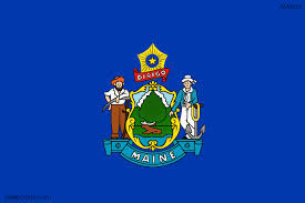 MAINE STATE 3' X 5' FLAG