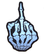 REFLECTION MIDDLE FINGER PATCH