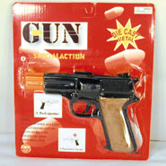 45 MAGNUM BLACK DIECAST 8 SHOT CAP GUN