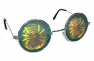 SPIDER IN WEB HOLOGRAM SUNGLASSES