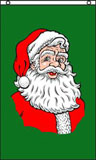 VERTICAL SANTA CLAUS FACE CHRISTMAS 3 X 5 FLAG