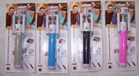 GREY HANDLE SELFIE EXPANDABLE MONOPOD STICK -* CLOSEOUT 2.50 EA