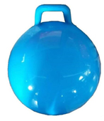 BLUE GIANT BOUNCE RIDE ON HOP BALL WITH HANDLE *- CLOSEOUT $ 3.50