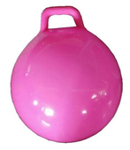 PINK GIANT BOUNCE RIDE ON HOP BALL WITH HANDLE *- CLOSEOUT $ 3.50