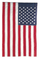 USA AMERICAN 28 X 43 IN EMBROIDERED GARDEN FLAG