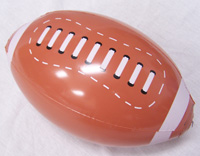 FOOTBALL 12 IN INFLATABLE BALL - CLOSEOUT NOW 50 CENTS